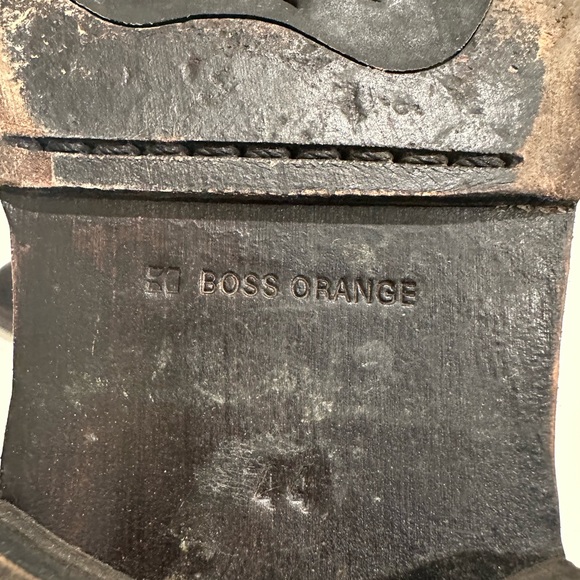 Men’s HUGO BOSS ORANGE biker boots - Picture 9 of 10